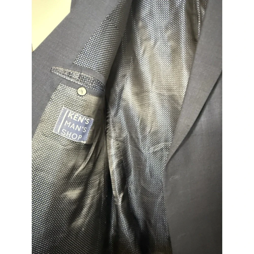 SAMUELSOHN SB Garner Dark BLUE ITALIAN Colombo Icewool BLAZER Size 50R